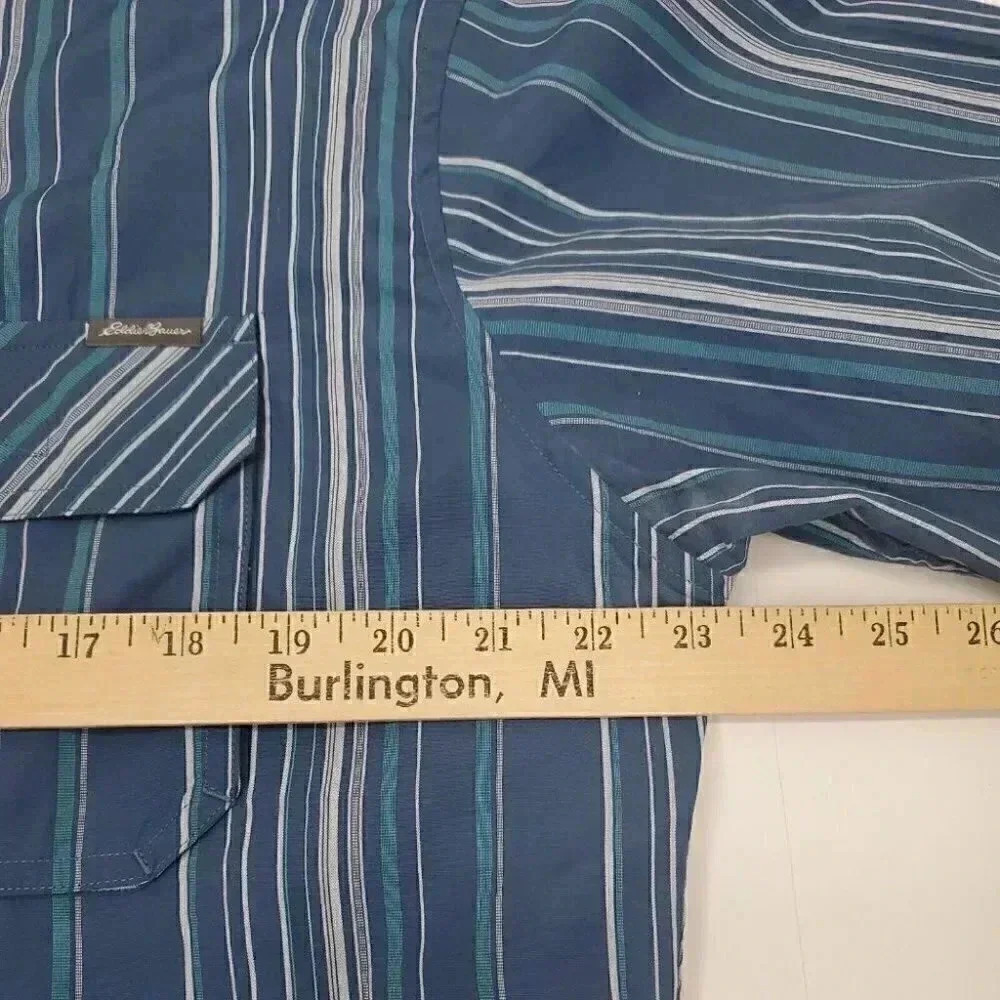 Eddie Baur Vented Short Sleeve Shirt Men's Size Large - Picture 3 of 6